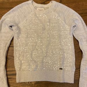 Sequined Abercrombie Sweater.